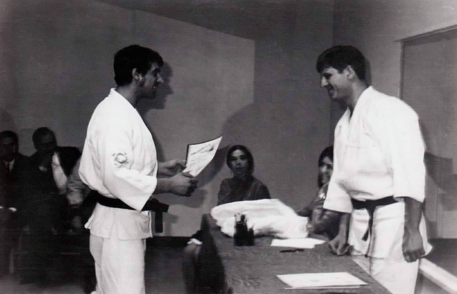 ceremonia de titulación histórica, Alta Escuela Karate-Do Gali Peeters Barcelona